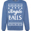 Jingle Balls Individual Couples Ugly Christmas Sweater Unisex Crewneck Graphic Sweatshirt