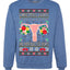 Christmas Lights & Reproductive Rights Ugly Christmas Sweater Unisex Crewneck Graphic Sweatshirt