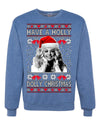 Have a Holly Dolly Christmas Ugly Christmas Sweater Unisex Crewneck Graphic Sweatshirt