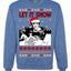 Let It Snow Bad Guy Tony Christmas Ugly Christmas Sweater Unisex Crewneck Graphic Sweatshirt