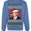 All I Want For Christmas Is Desantis 2024 President Elections Ugly Christmas Sweater Unisex Crewneck Graphic Sweatshirt