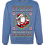 Always Shooting For The Naughty List Ugly Christmas Sweater Unisex Crewneck Sweatshirt