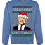 Treason's Greetings Biden President Humor Ugly Christmas Sweater Unisex Crewneck Sweatshirt