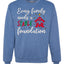 Every Family Needs a Stable Foundation Christmas Unisex Crewneck Sweatshirt