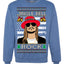 Jingle Bell Rock Kid Rapper Country Music Ugly Christmas Sweater Unisex Crewneck Sweatshirt
