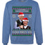 Beginning To Look Like You Miss Us Trump Carlson 24 Ugly Christmas Sweater Unisex Crewneck Sweatshirt