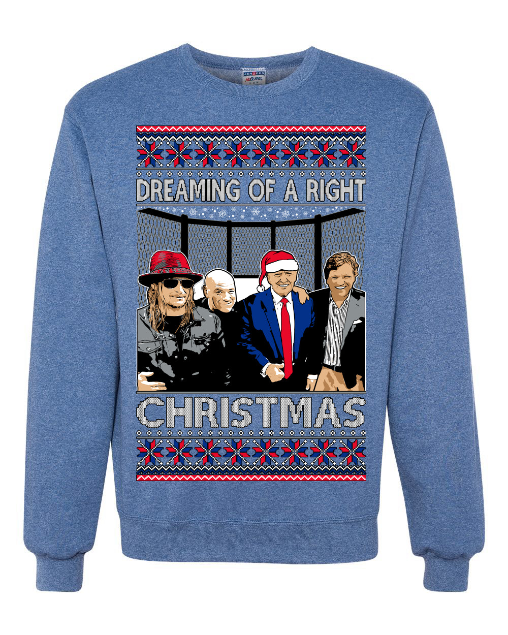 Dreaming of a right christmas conservative crew  Ugly Christmas Sweater Unisex Crewneck Sweatshirt