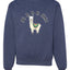 Fa la la la llama Xmas Ilama Merry Christmas Unisex Crewneck Graphic Sweatshirt
