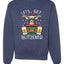 Lets Get Blitzened Deer With Beer Merry Christmas Unisex Crewneck Graphic Sweatshirt