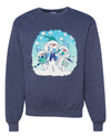 Snowman Family Xmas Merry Christmas Unisex Crewneck Graphic Sweatshirt