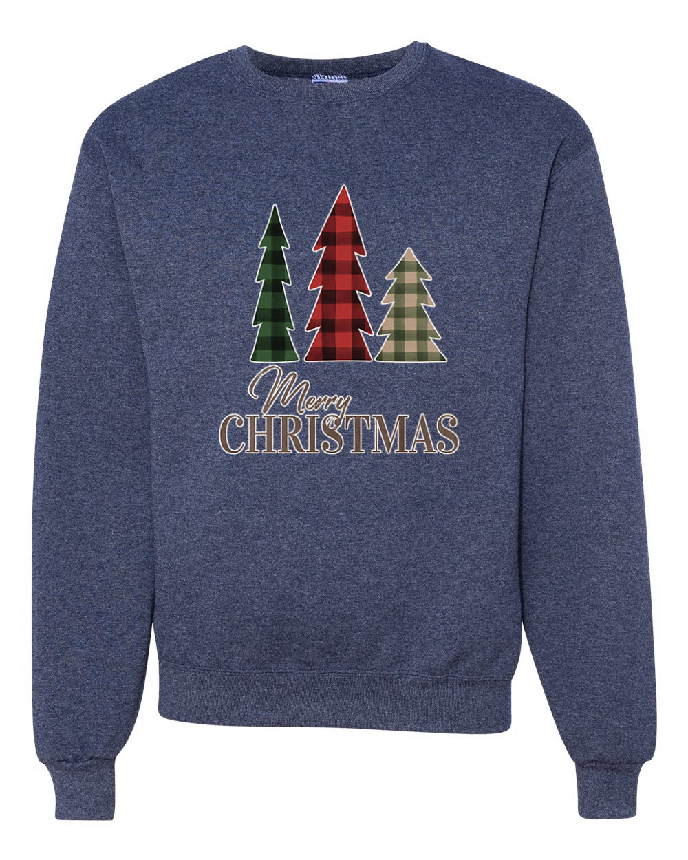 Dashing Through the Snow Snowmen Merry Christmas Unisex Crewneck Graphic Sweatshirt