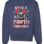 Have A Purrfect  Merry Christmas Unisex Crewneck Graphic Sweatshirt
