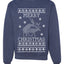 Merry Christmas Reindeer Humping Merry Ugly Christmas Sweater Unisex Crewneck Graphic Sweatshirt