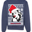 Merry Kissmas Marilyn Monroe Merry Ugly Christmas Sweater Unisex Crewneck Graphic Sweatshirt