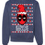 Lap Worth Sitting On Deadpool Christmas Ugly Christmas Sweater Unisex Crewneck Graphic Sweatshirt