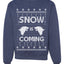 Snow is Coming GoT Stark Merry Ugly Christmas Sweater Unisex Crewneck Graphic Sweatshirt