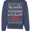 Alphabet A-Z Christmas lights  Ugly Christmas Sweater Unisex Crewneck Graphic Sweatshirt