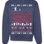 Stranger Merry Christmas Upside Down Bikes  Ugly Christmas Sweater Unisex Crewneck Graphic Sweatshirt