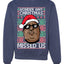 Funny Biggie Wonder Why Christmas Missed Us Ugly Christmas Sweater Unisex Crewneck Graphic Sweatshirt