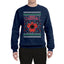 Merry Christmas Collage of Flower, Phone, Camera, and Compass Ugly Christmas Sweater Unisex Crewneck Graphic Sweatshirt