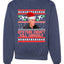 Epstein Didn't Kill Himself Funny Santa Holidays Xmas Merry Ugly Christmas Sweater Unisex Crewneck Graphic Sweatshirt