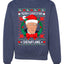 Merry Christmas Snowflake Trump Merry Ugly Christmas Sweater Unisex Crewneck Graphic Sweatshirt