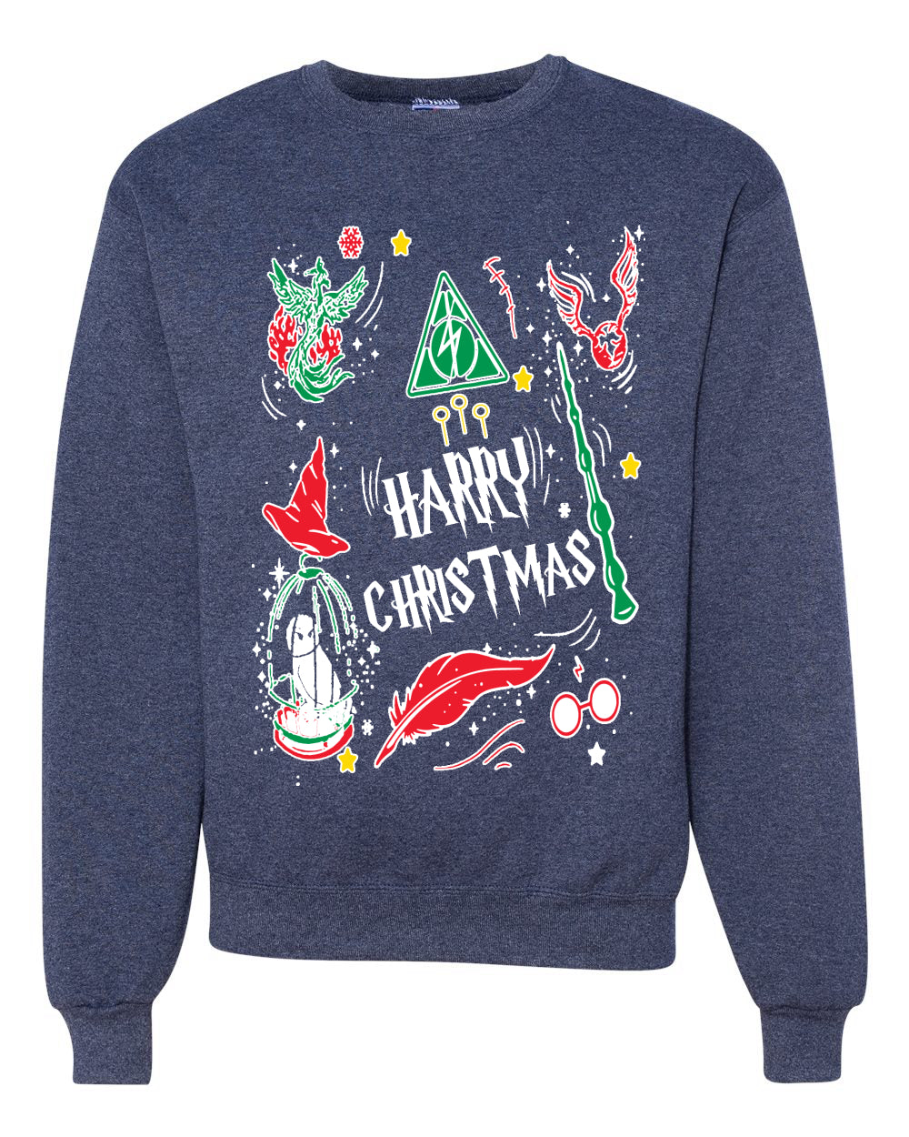 Harry Christmas Merry Ugly Christmas Sweater Unisex Crewneck Graphic Sweatshirt