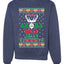 Have A Holly Jolly Christmas Merry Ugly Christmas Sweater Unisex Crewneck Graphic Sweatshirt