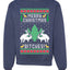 Merry Christmas Bitches Merry Ugly Christmas Sweater Unisex Crewneck Graphic Sweatshirt
