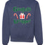Gangsta Wrapper Merry Christmas Unisex Crewneck Graphic Sweatshirt