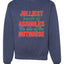 Jolliest Bunch of Assholes Nuthouse Merry Christmas Vacation Merry Christmas Unisex Crewneck Graphic Sweatshirt