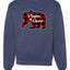 Papa Bear Cool Plaid Matching Design Merry Christmas Unisex Crewneck Graphic Sweatshirt