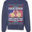 Fuck Biden and Fuck You For Voting For Him  Merry Ugly Christmas Sweater Unisex Crewneck Graphic Sweatshirt