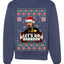 Let's Go Brandon Leo Laughing Meme  Merry Ugly Christmas Sweater Unisex Crewneck Graphic Sweatshirt