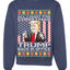 All I Want For Christmas is Trump Back In Office  Merry Ugly Christmas Sweater Unisex Crewneck Graphic Sweatshirt