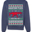Nakatomi Plaza Christmas Party Survivor Merry Ugly Christmas Sweater Unisex Crewneck Graphic Sweatshirt