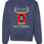 Let's Get Blitzened Christmas Unisex Crewneck Graphic Sweatshirt