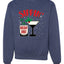 Sippin' On The Holiday Spirit Christmas Unisex Crewneck Graphic Sweatshirt