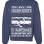 Family Vacation Cousin Eddie's RV Maintenance Ugly Christmas Sweater Unisex Crewneck Graphic Sweatshirt