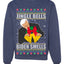 Jingle Bells Biden Smells Ugly Christmas Sweater Unisex Crewneck Graphic Sweatshirt
