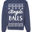 Jingle Balls Individual Couples Ugly Christmas Sweater Unisex Crewneck Graphic Sweatshirt