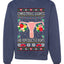 Christmas Lights & Reproductive Rights Ugly Christmas Sweater Unisex Crewneck Graphic Sweatshirt