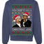 Will Slap Chris Meme Award Show Christmas Wife Joke  Ugly Christmas Sweater Unisex Crewneck Graphic Sweatshirt