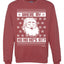 Where's My Ho Ho Hos | Santa Design Merry Ugly Christmas Sweater Unisex Crewneck Graphic Sweatshirt