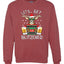 Lets Get Blitzened Deer With Beer Merry Christmas Unisex Crewneck Graphic Sweatshirt