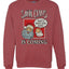 Santa Claus Is Coming, That's What She Said  Merry Christmas Unisex Crewneck Graphic Sweatshirt
