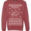Merry Christmas Reindeer Humping Merry Ugly Christmas Sweater Unisex Crewneck Graphic Sweatshirt