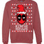 Lap Worth Sitting On Deadpool Christmas Ugly Christmas Sweater Unisex Crewneck Graphic Sweatshirt