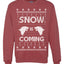 Snow is Coming GoT Stark Merry Ugly Christmas Sweater Unisex Crewneck Graphic Sweatshirt
