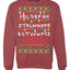 Alphabet A-Z Christmas lights  Ugly Christmas Sweater Unisex Crewneck Graphic Sweatshirt